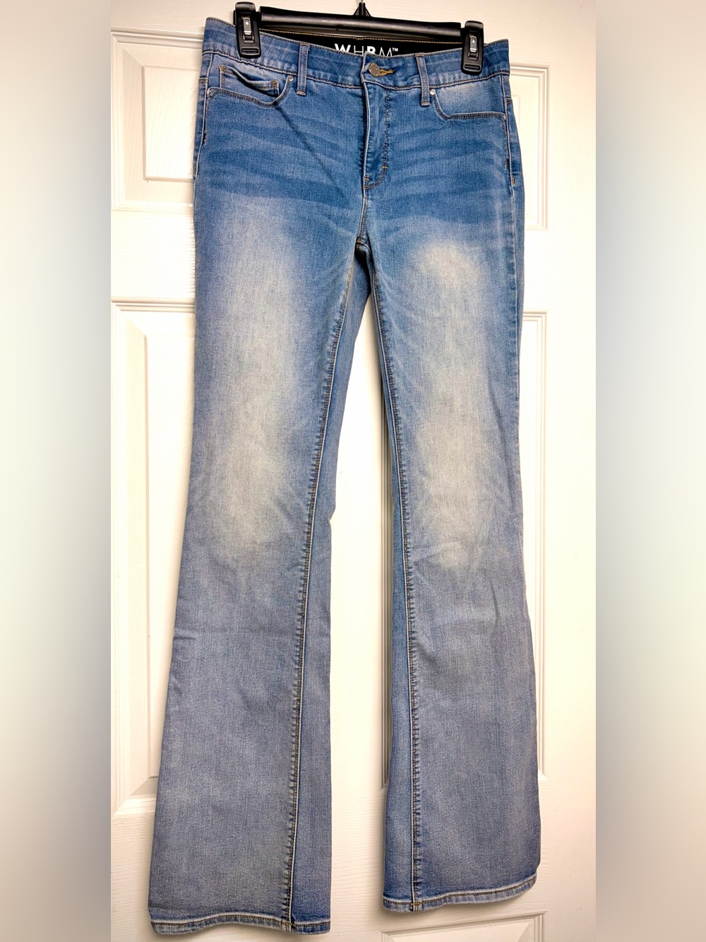 White House Black Market Light Blue Flare Jeans